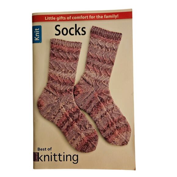 Knit Other - Knit Socks Best of Knitting Pattern Book 8 different designs for Whole Family